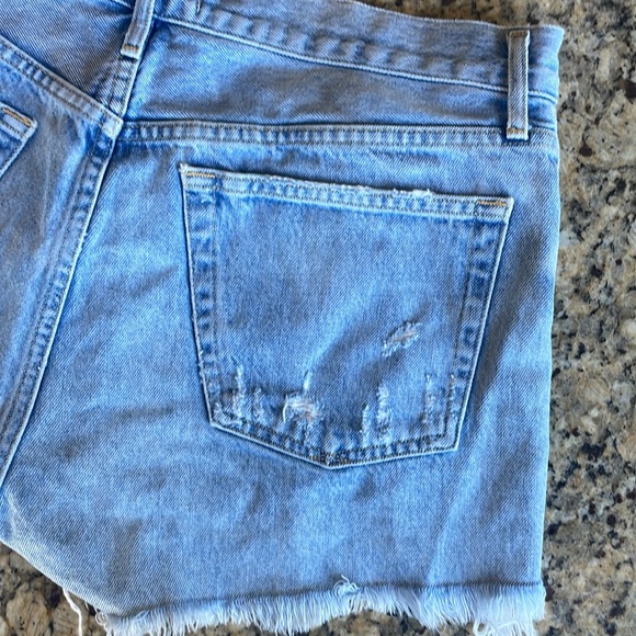 AGolde Los Angeles “Parker” Cut Off Denim Shorts Womens Size 29 - Picture 7 of 9